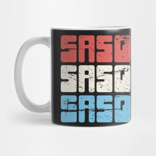 Retro 70s Patriotic Sasquatch Bigfoot Mug